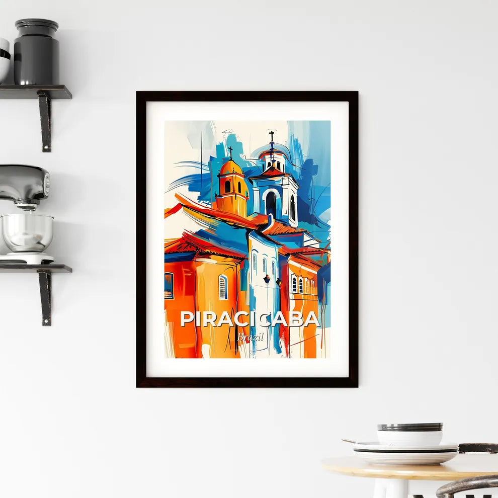 Vibrant Piracicaba, Brazil Framed Print