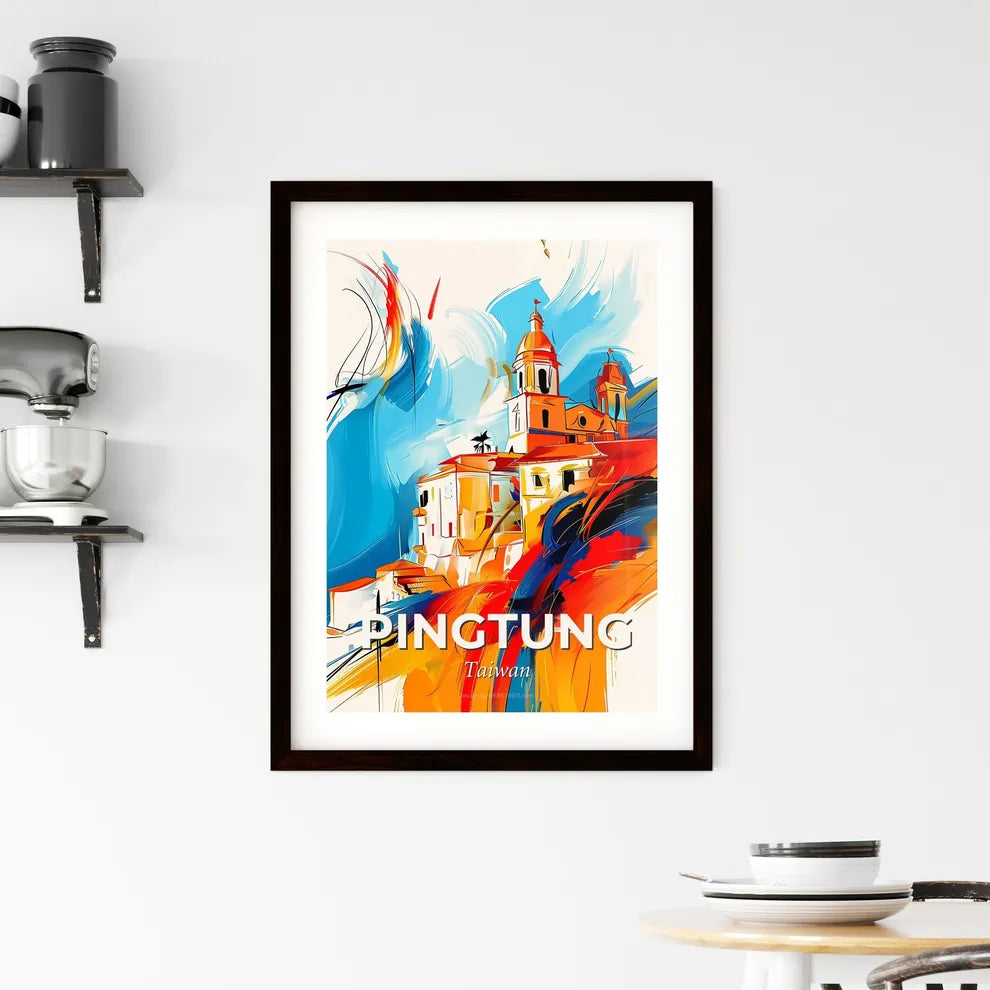 Vibrant Pingtung, Taiwan Framed Print