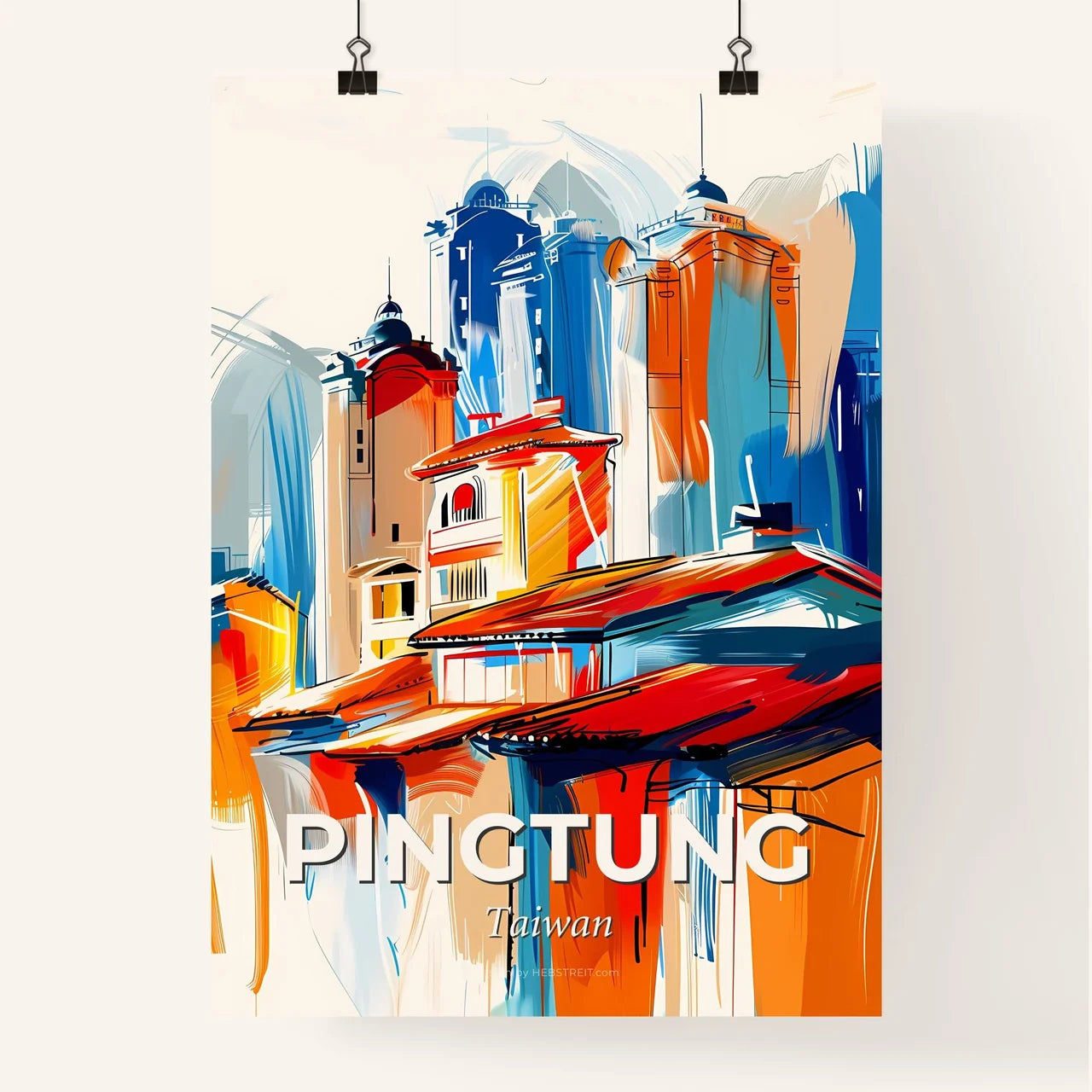 Vibrant Pingtung, Taiwan Poster