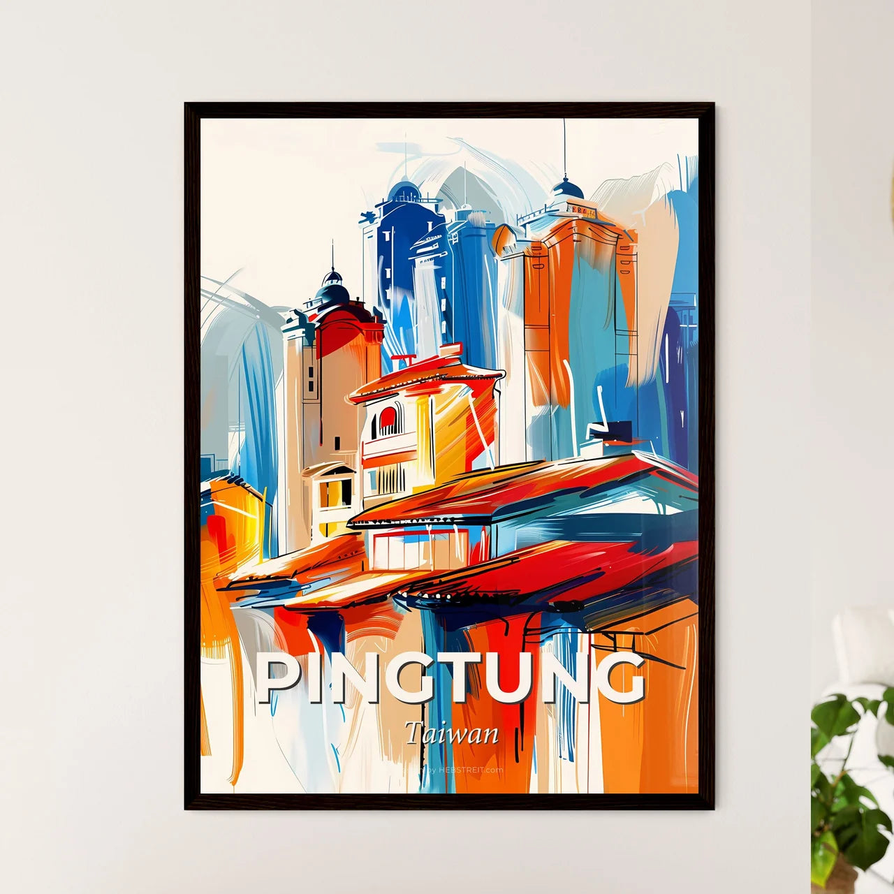 Vibrant Pingtung, Taiwan Art Print