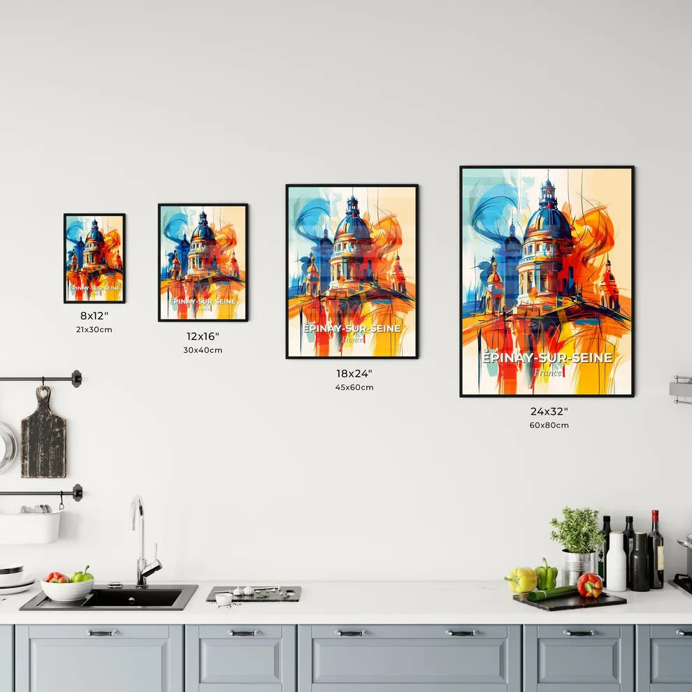 Vibrant Épina Kitchen Art