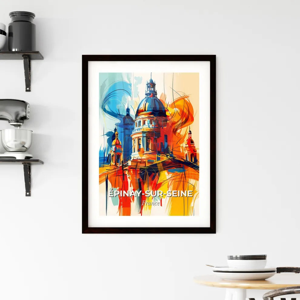Vibrant Épina Framed Print