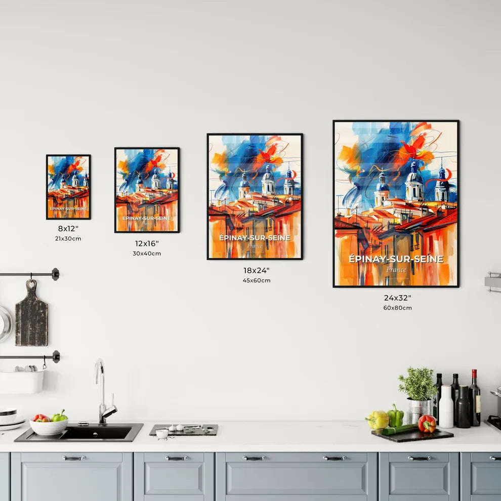 Vibrant Épina Kitchen Art