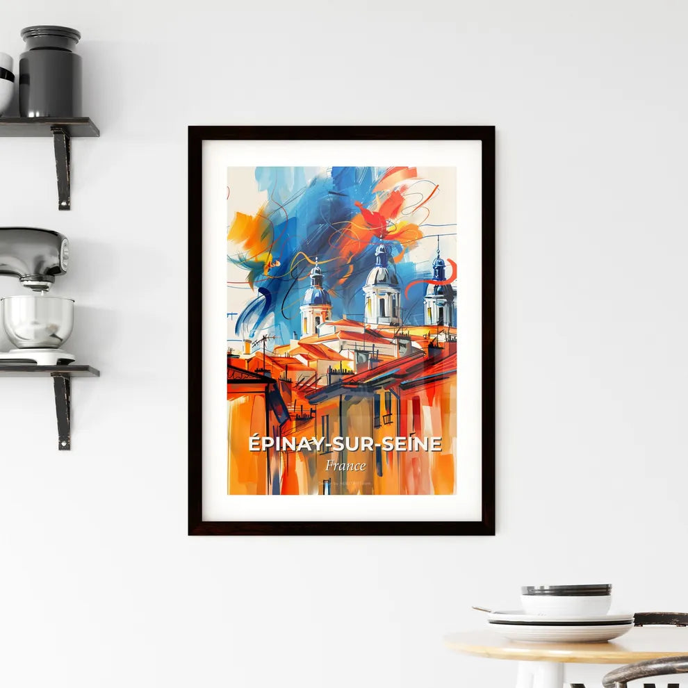 Vibrant Épina Framed Print