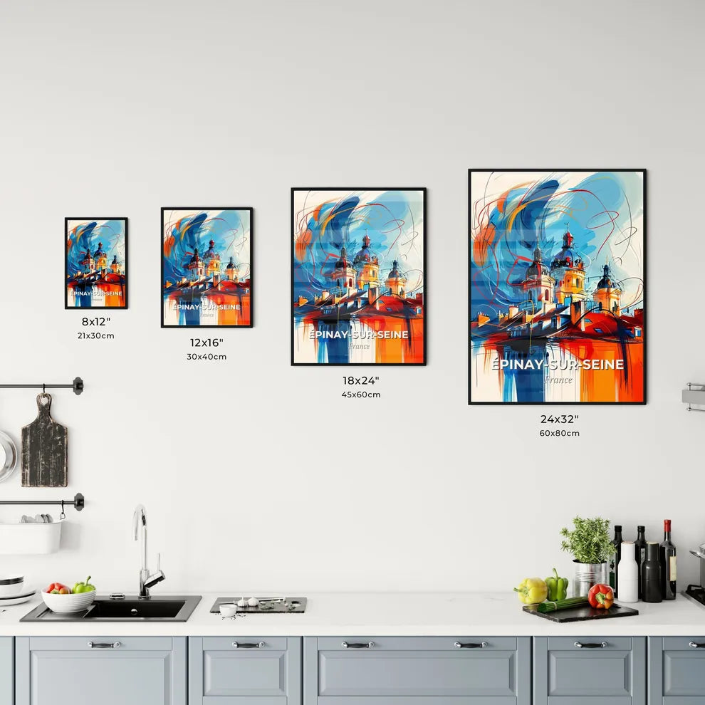 Vibrant Épina Kitchen Art