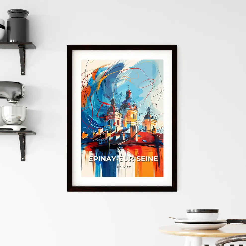 Vibrant Épina Framed Print