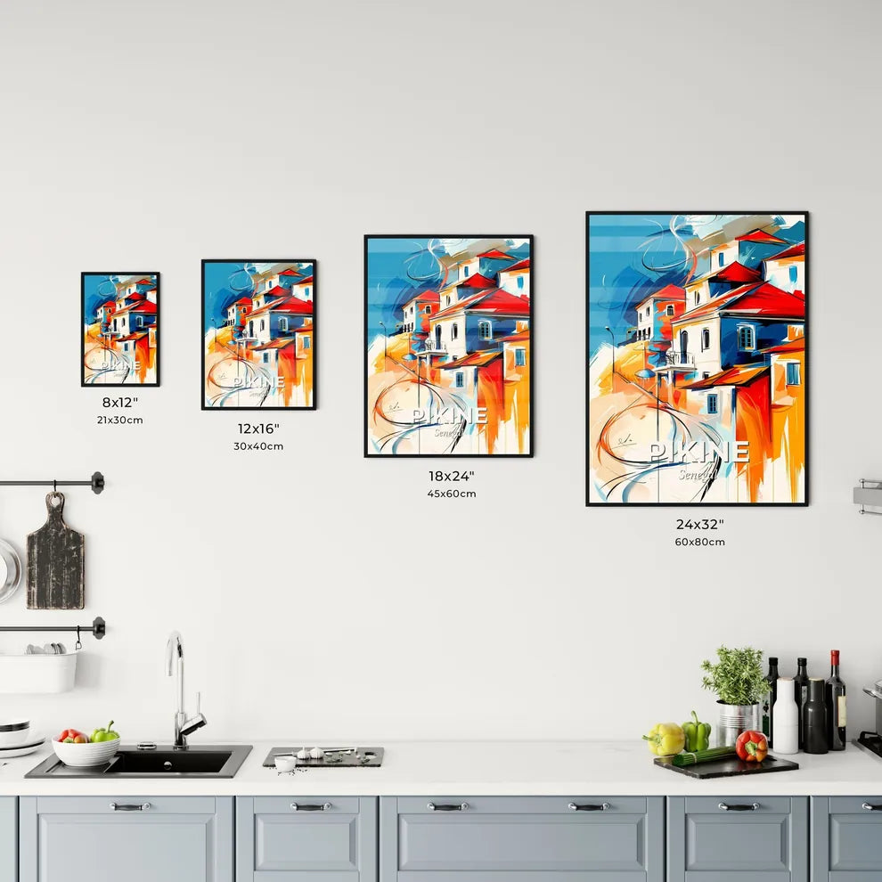 Vibrant Pikine, Senegal Kitchen Art