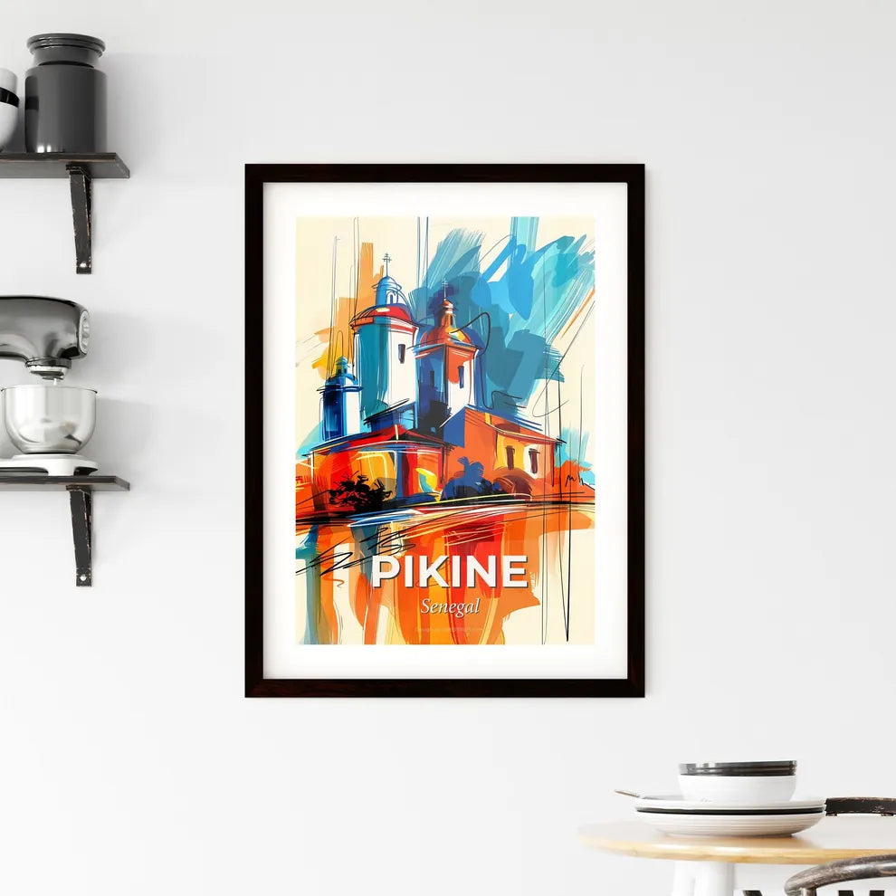 Vibrant Pikine, Senegal Framed Print
