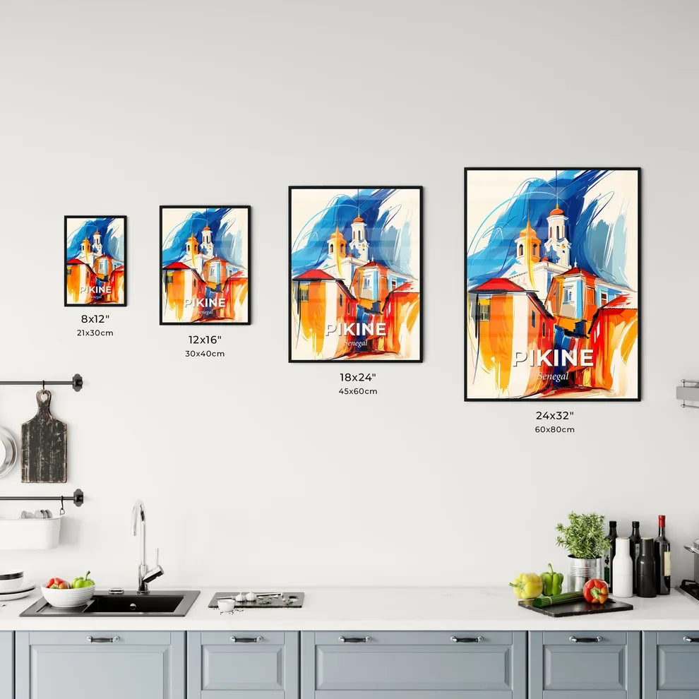 Vibrant Pikine, Senegal Kitchen Art