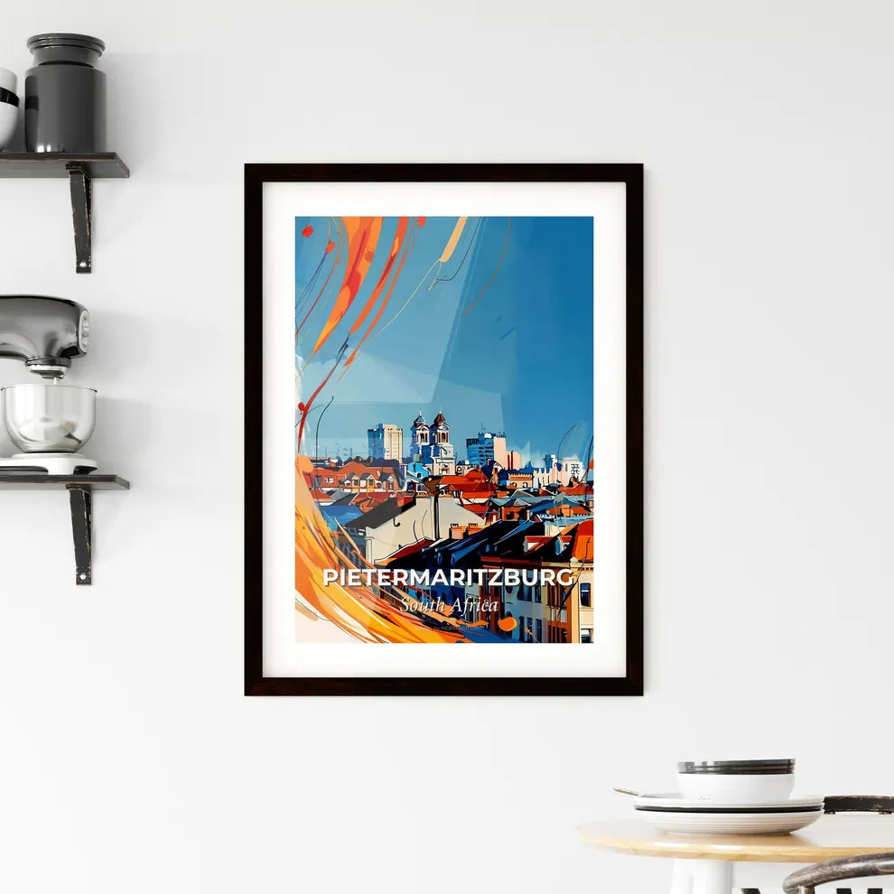Vibrant Pietermaritzburg, South Africa Framed Print