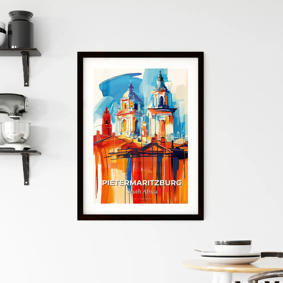 Vibrant Pietermaritzburg, South Africa Framed Print