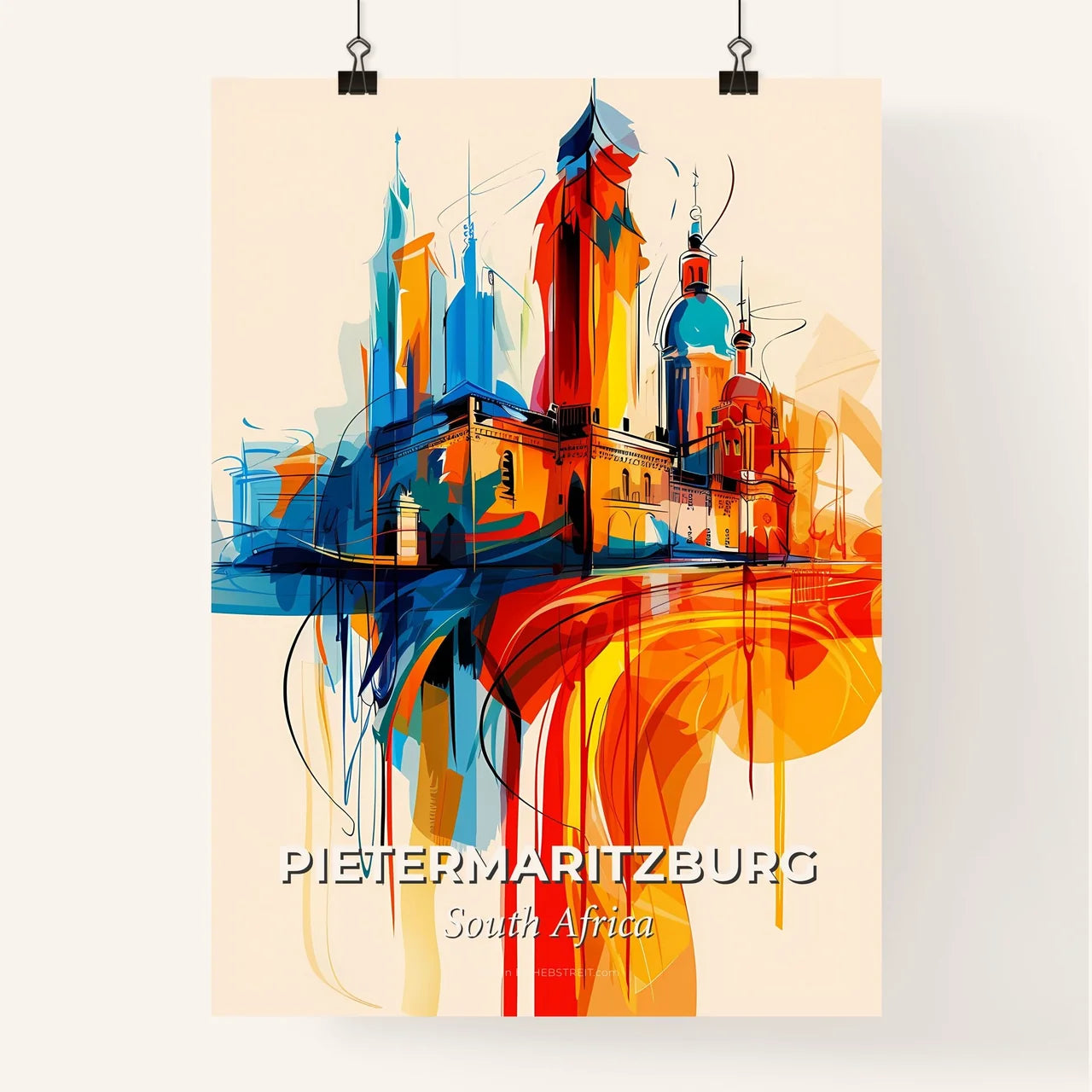 Vibrant Pietermaritzburg, South Africa Poster