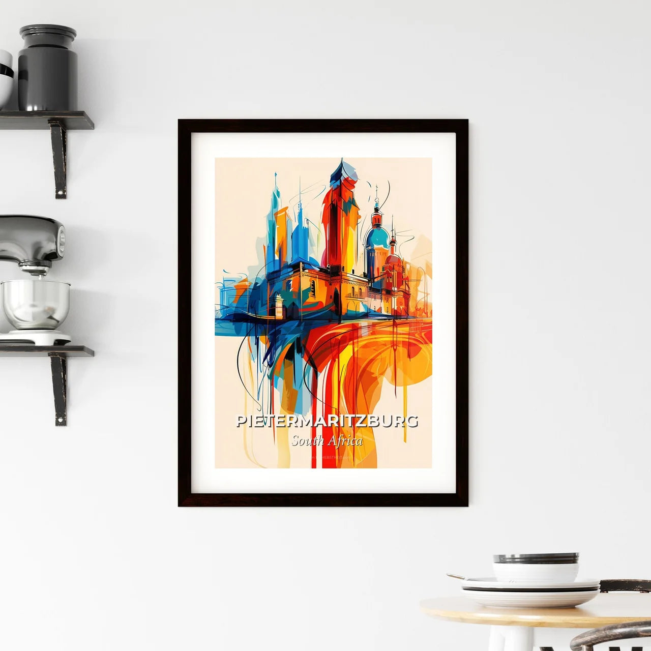 Vibrant Pietermaritzburg, South Africa Framed Print