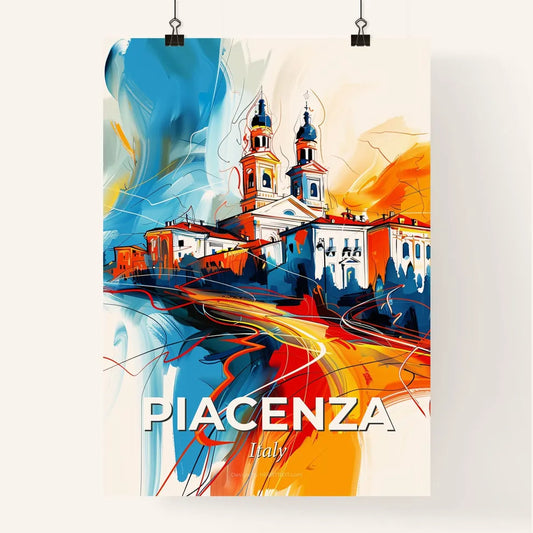 Vibrant Piacenza, Italy Poster