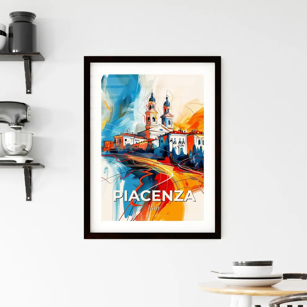 Vibrant Piacenza, Italy Framed Print