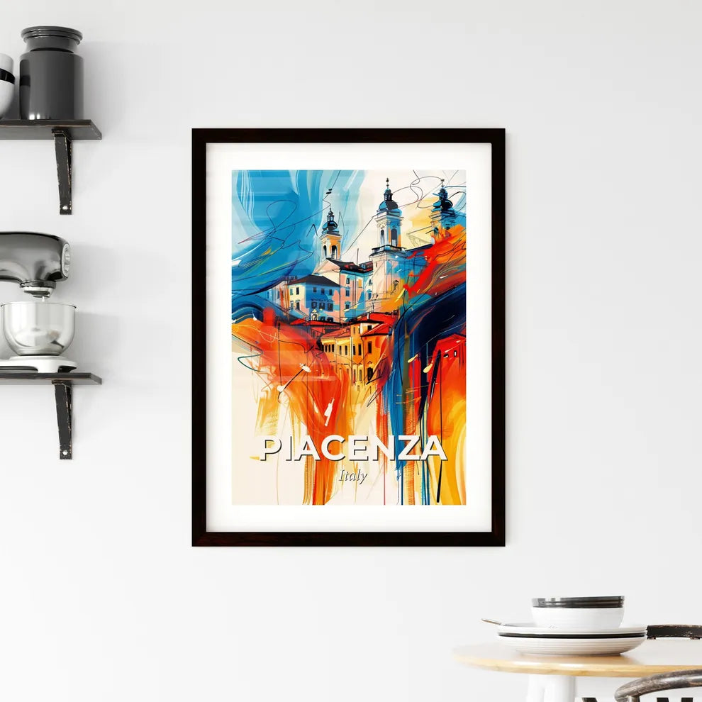 Vibrant Piacenza, Italy Framed Print