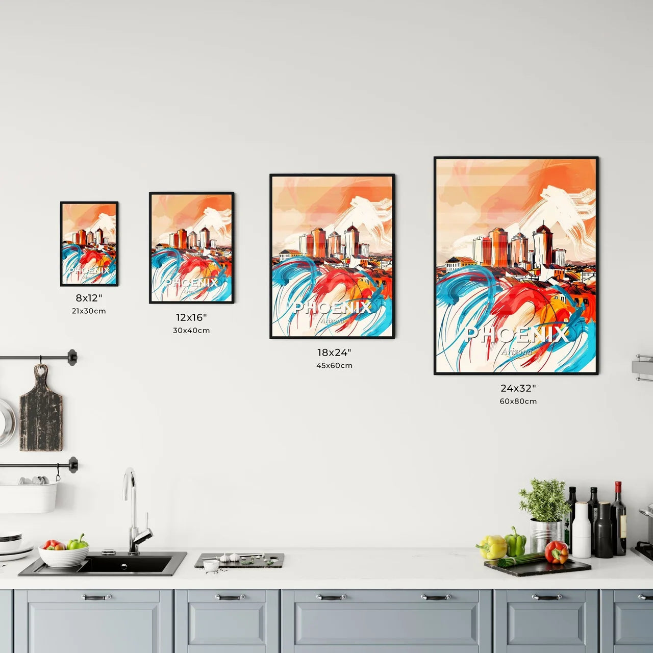 Vibrant Phoenix, Arizona Kitchen Art