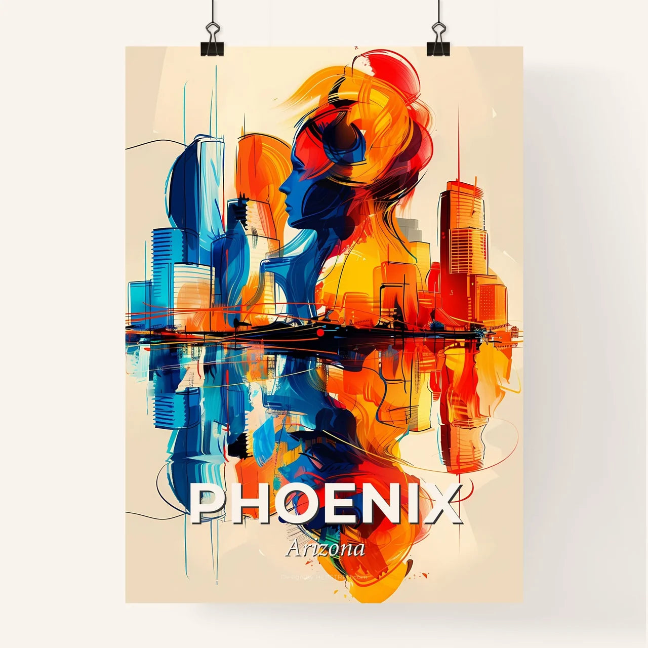 Vibrant Phoenix, Arizona Poster