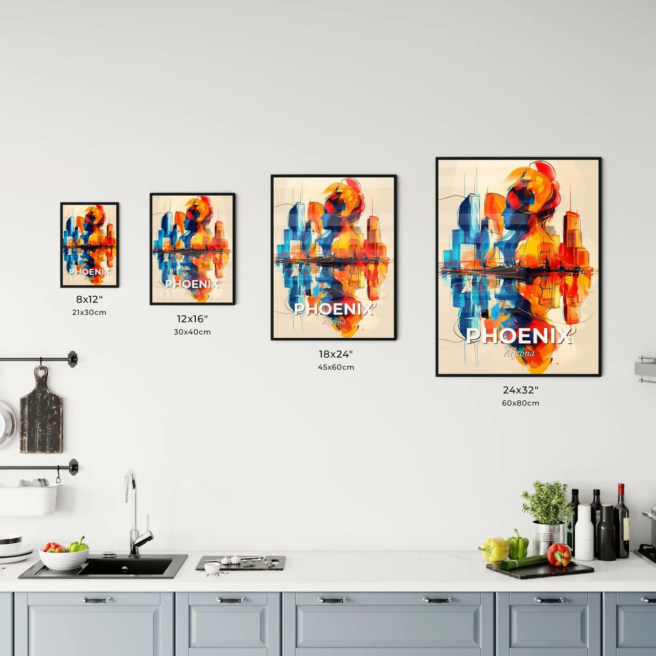 Vibrant Phoenix, Arizona Kitchen Art