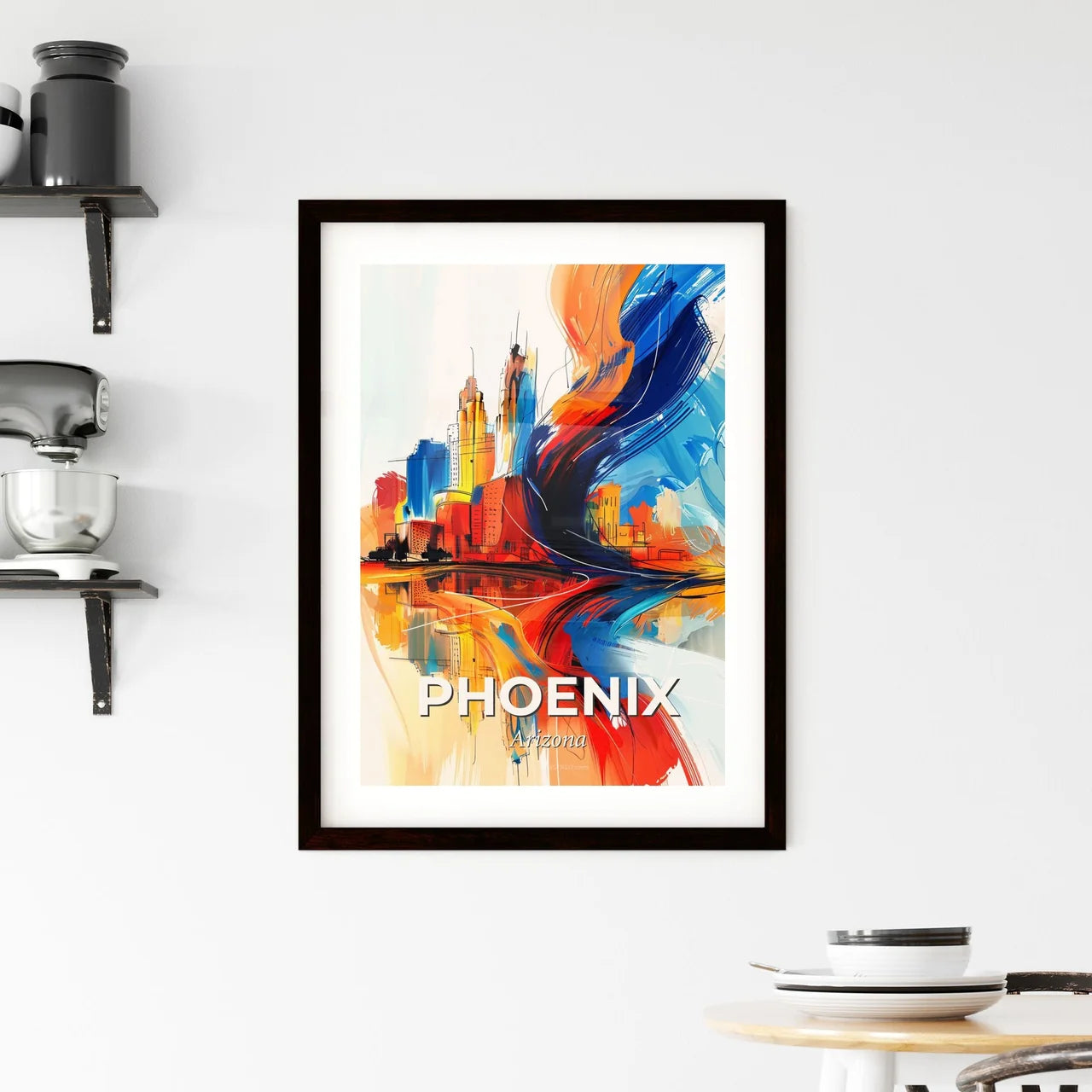 Vibrant Phoenix, Arizona Framed Print