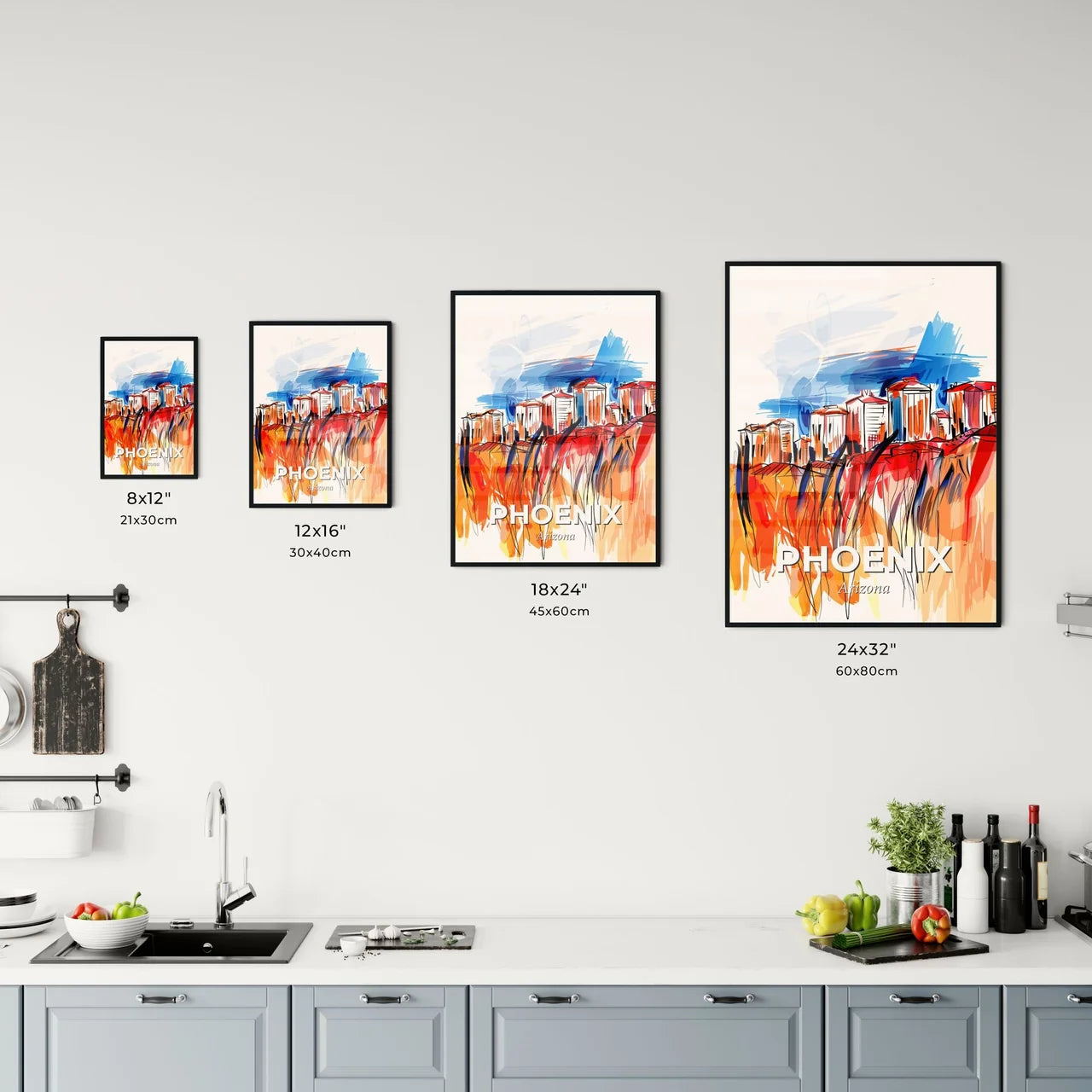 Vibrant Phoenix, Arizona Kitchen Art