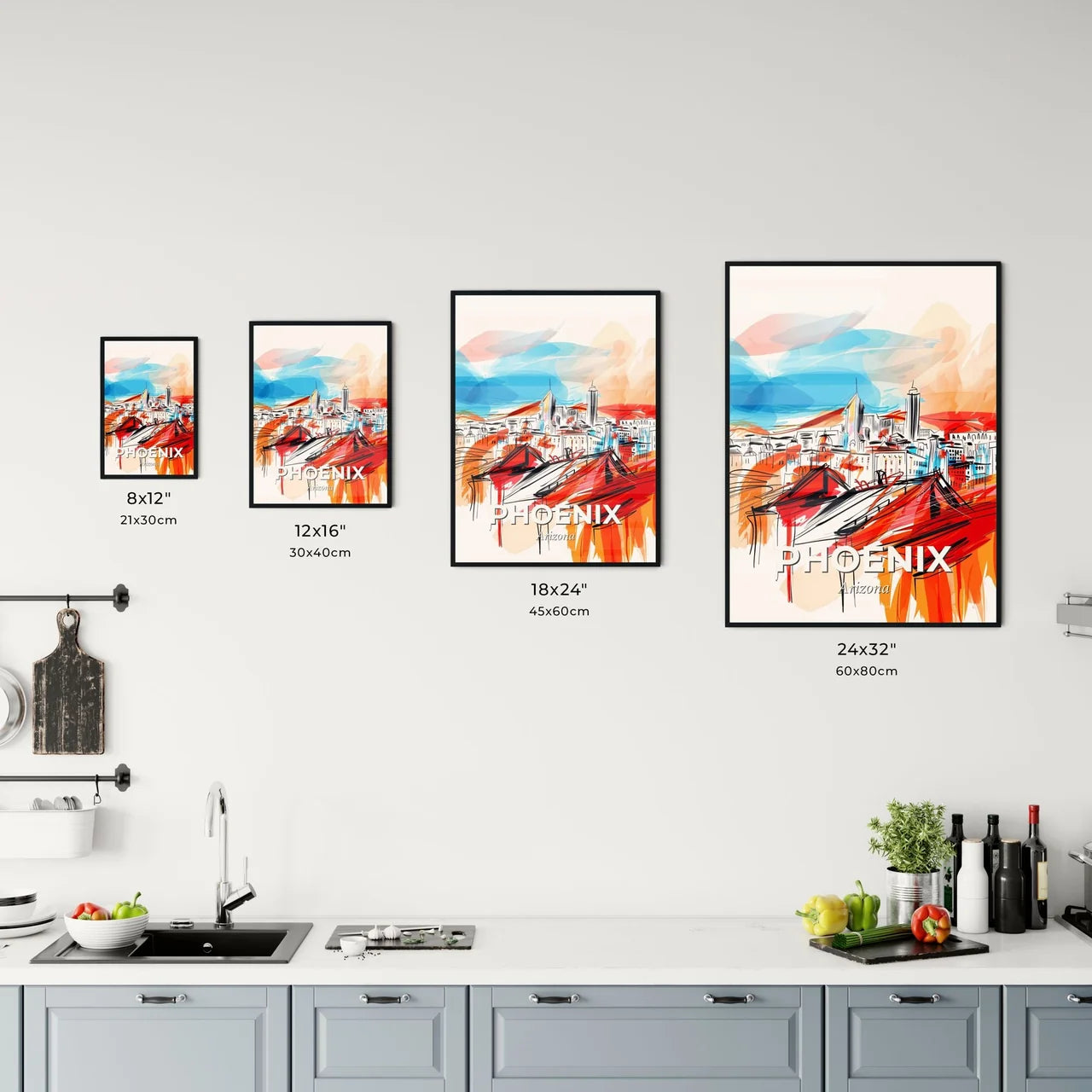 Vibrant Phoenix, Arizona Kitchen Art