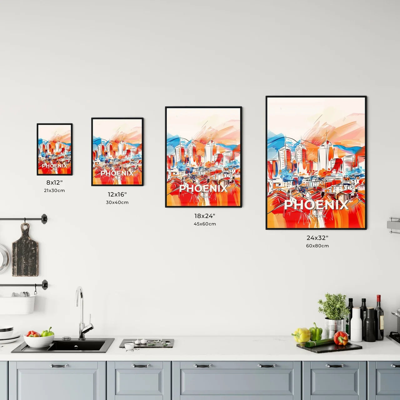 Vibrant Phoenix, Arizona Kitchen Art