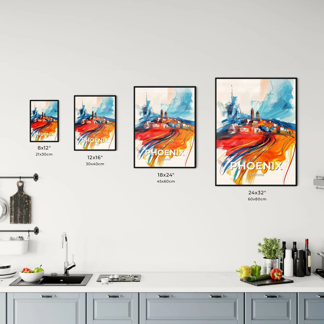 Vibrant Phoenix, Arizona Kitchen Art