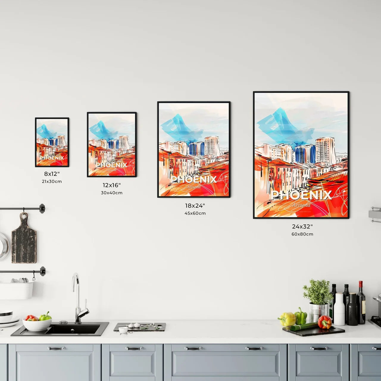 Vibrant Phoenix, Arizona Kitchen Art