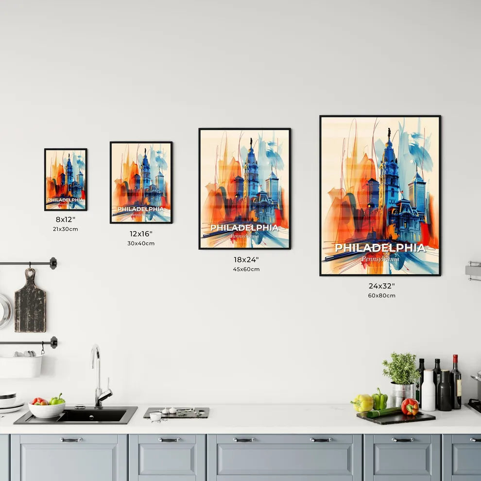 Vibrant Philadelphia, Pennsylvania Kitchen Art