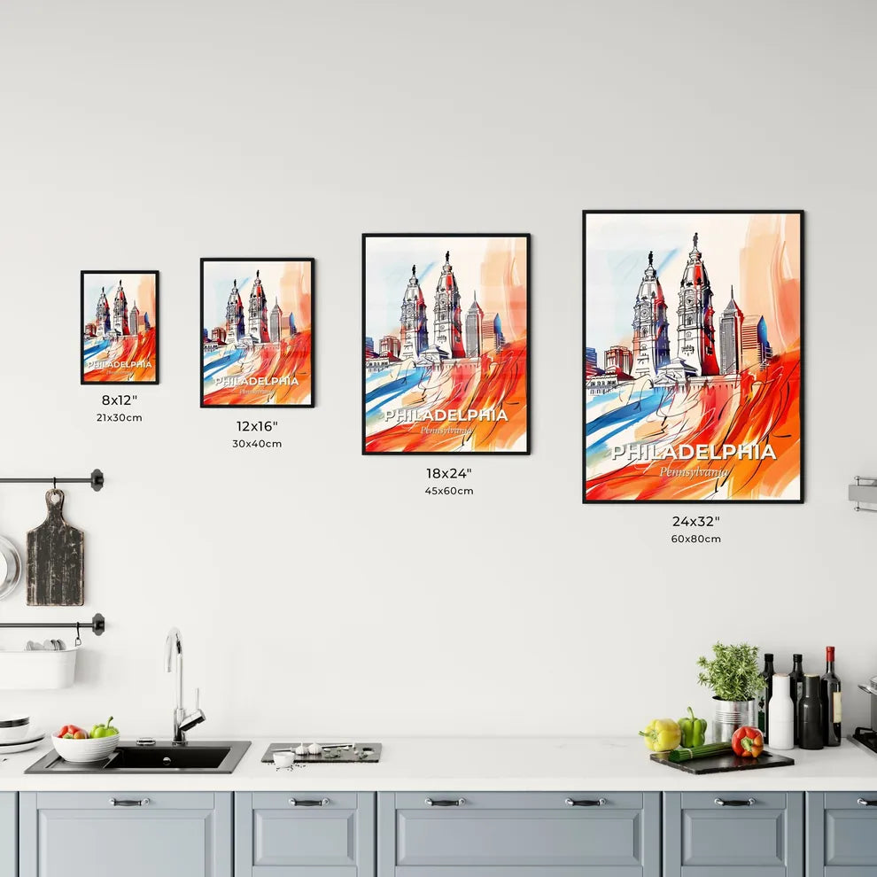 Vibrant Philadelphia, Pennsylvania Kitchen Art