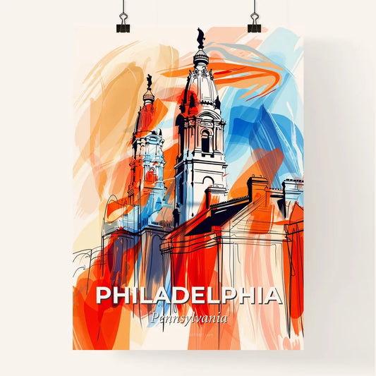 Vibrant Philadelphia, Pennsylvania Poster