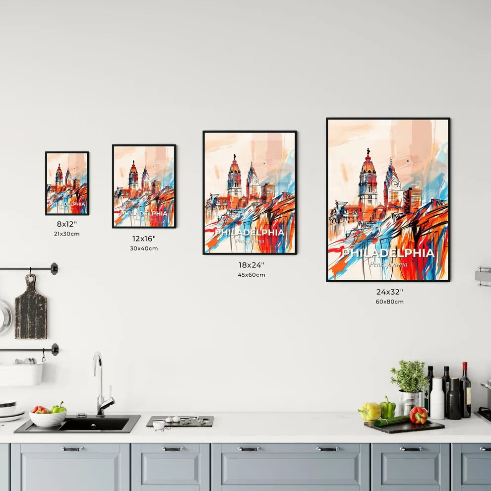 Vibrant Philadelphia, Pennsylvania Kitchen Art
