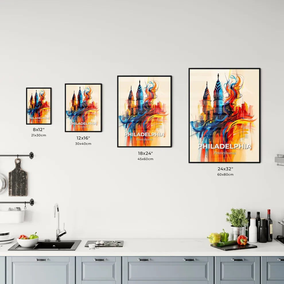 Vibrant Philadelphia, Pennsylvania Kitchen Art