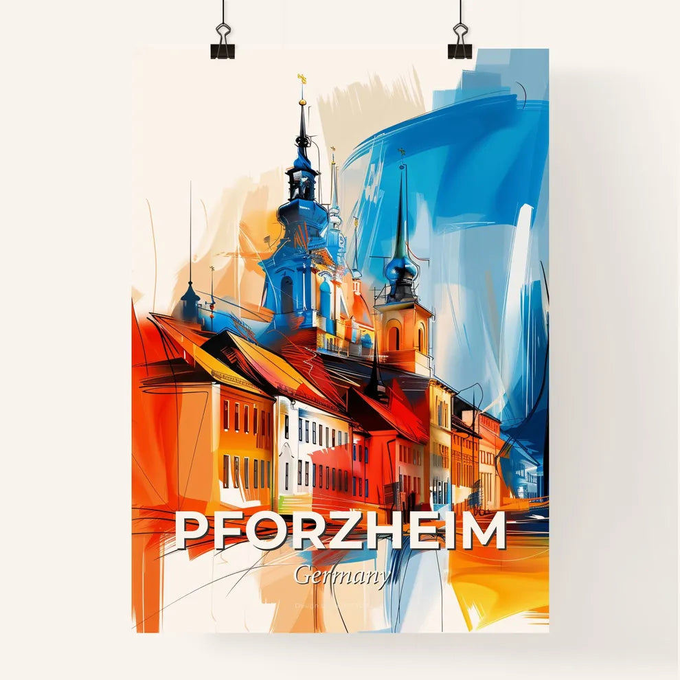 Vibrant Pforzheim, Germany Poster