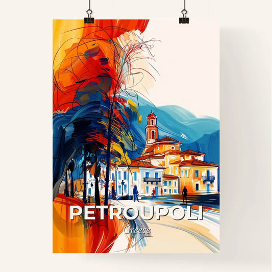 Vibrant Petroupoli, Greece Poster