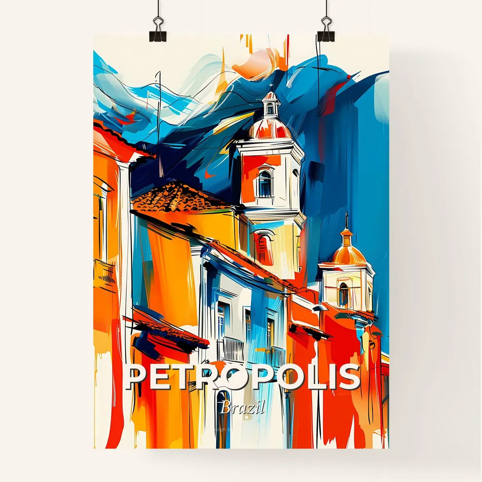 Vibrant Petropolis, Brazil Poster