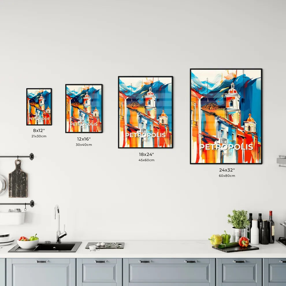 Vibrant Petropolis, Brazil Kitchen Art