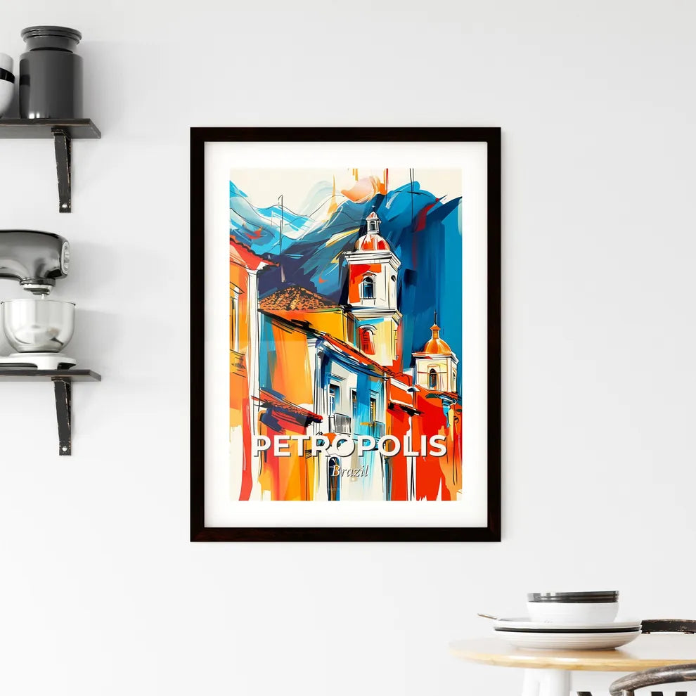 Vibrant Petropolis, Brazil Framed Print