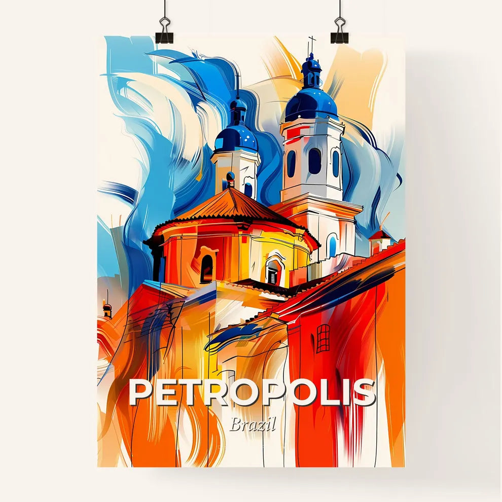 Vibrant Petropolis, Brazil Poster