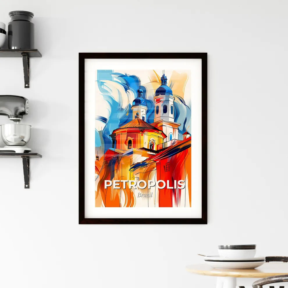 Vibrant Petropolis, Brazil Framed Print