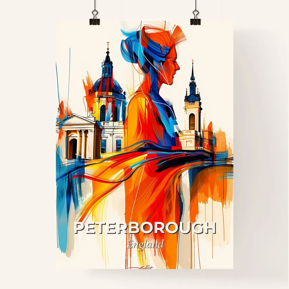 Vibrant Peterborough, England Poster