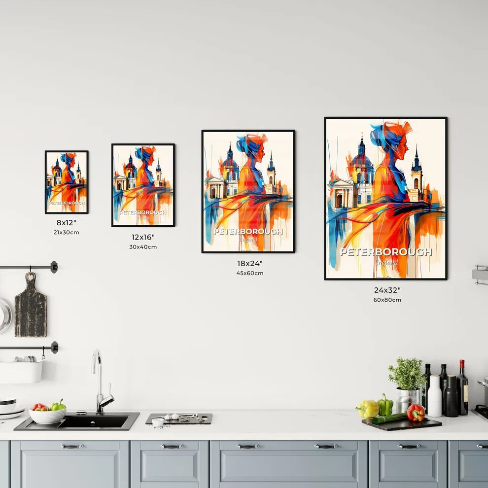 Vibrant Peterborough, England Kitchen Art