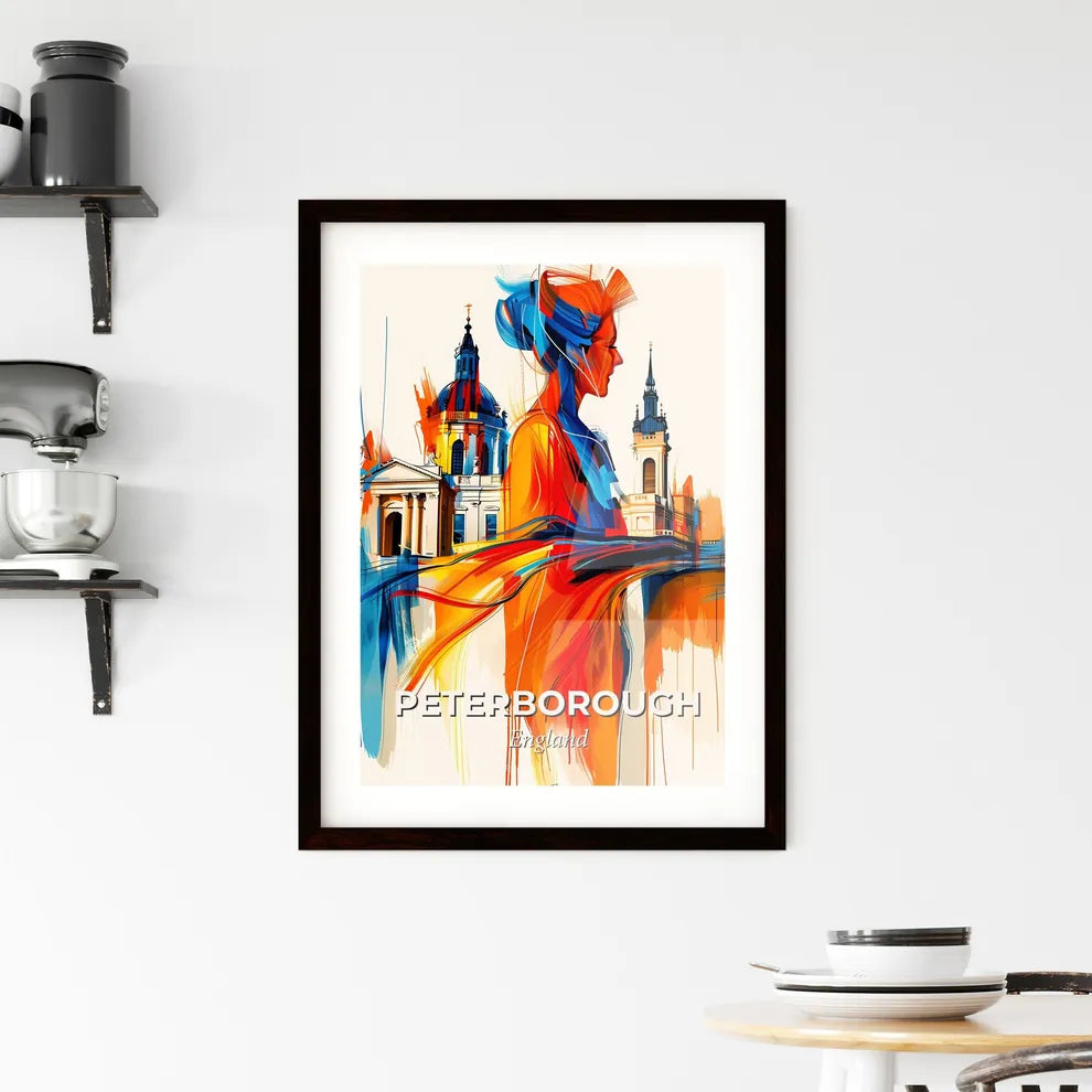 Vibrant Peterborough, England Framed Print