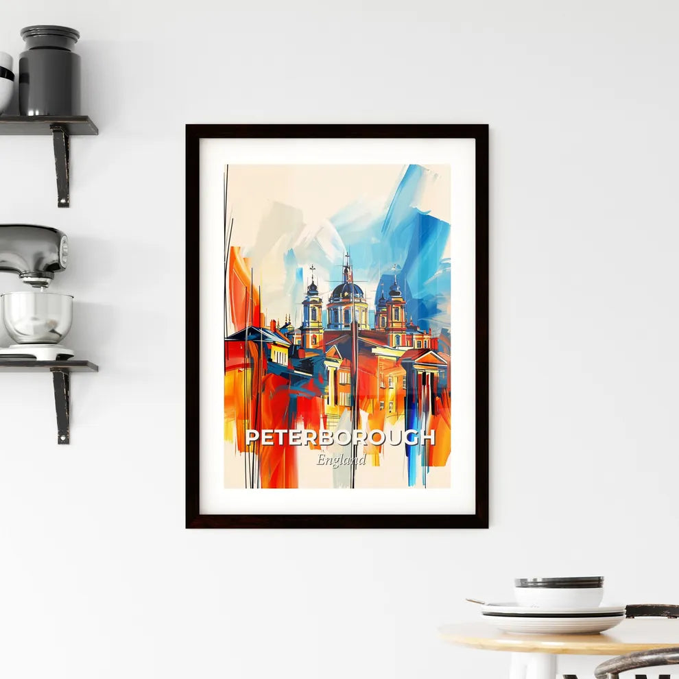 Vibrant Peterborough, England Framed Print