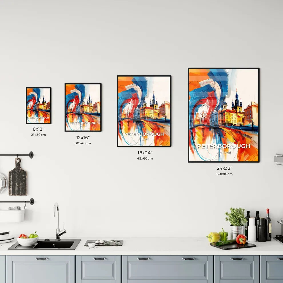 Vibrant Peterborough, England Kitchen Art