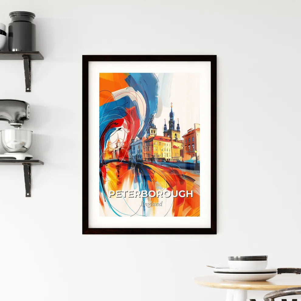 Vibrant Peterborough, England Framed Print