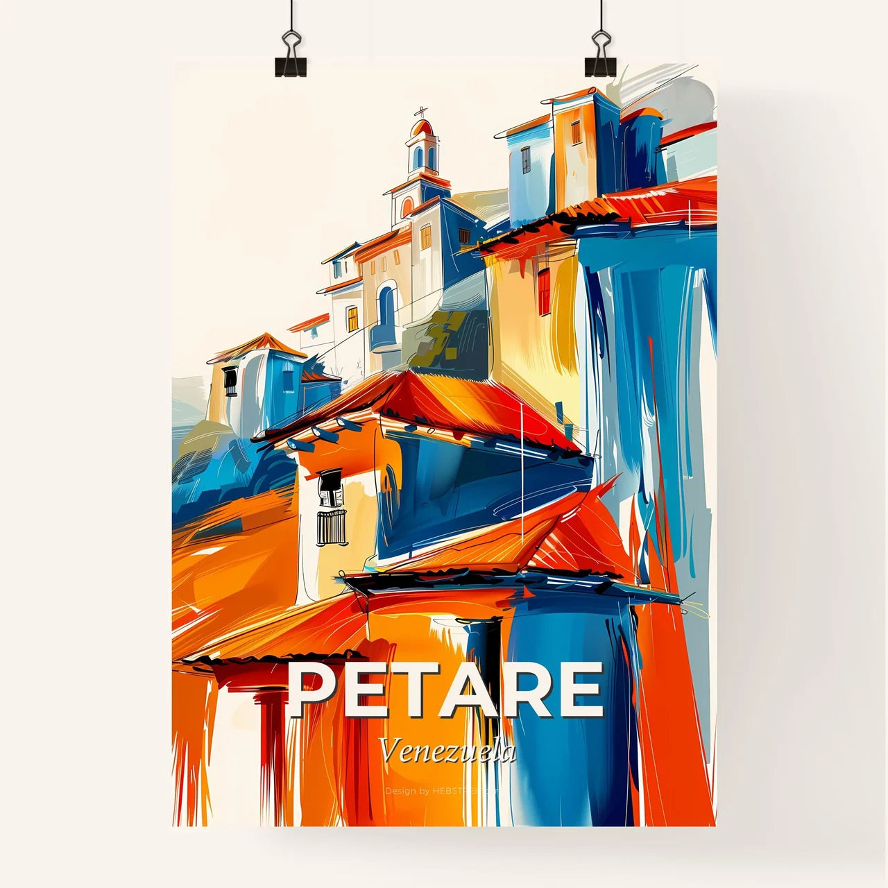 Vibrant Petare, Venezuela Poster