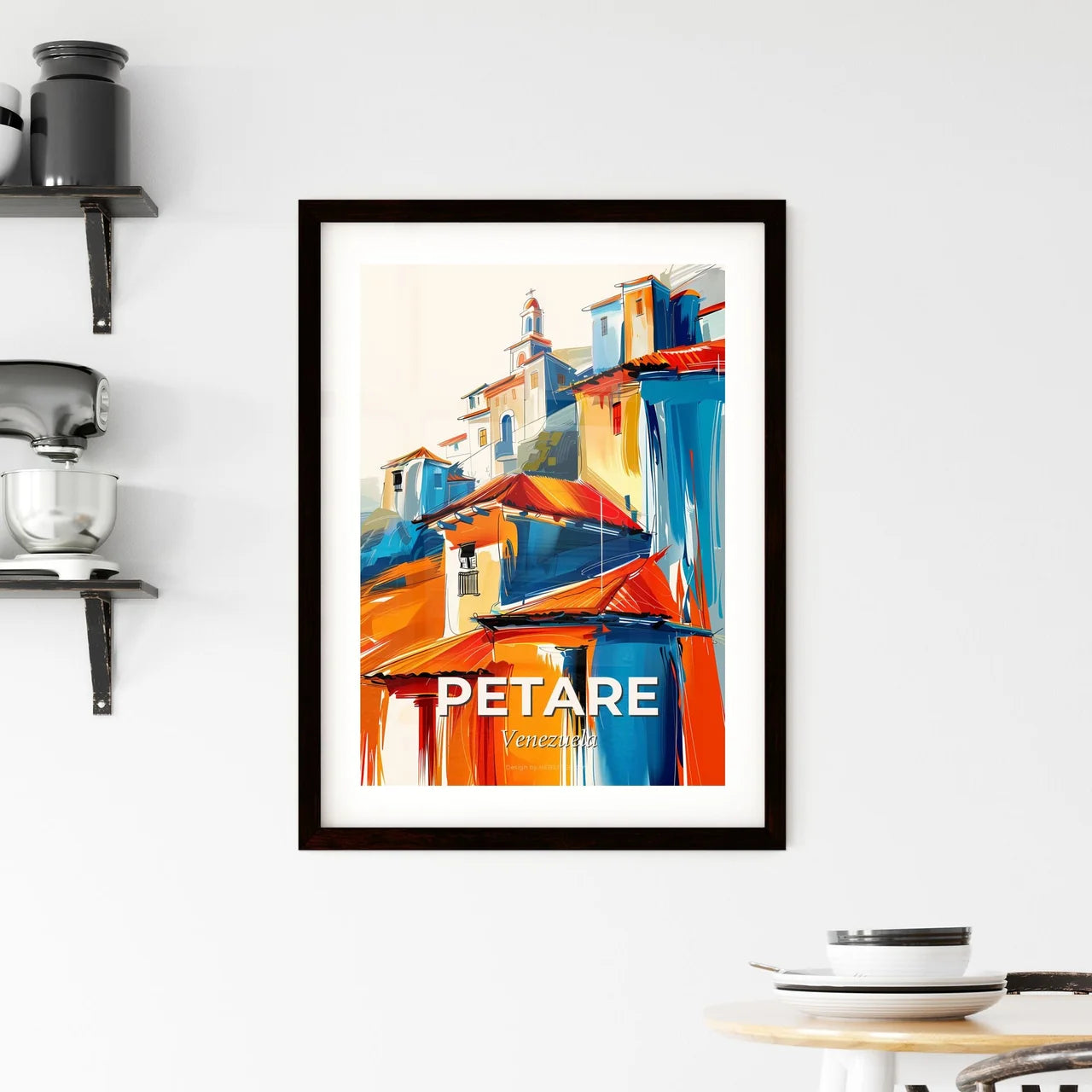 Vibrant Petare, Venezuela Framed Print