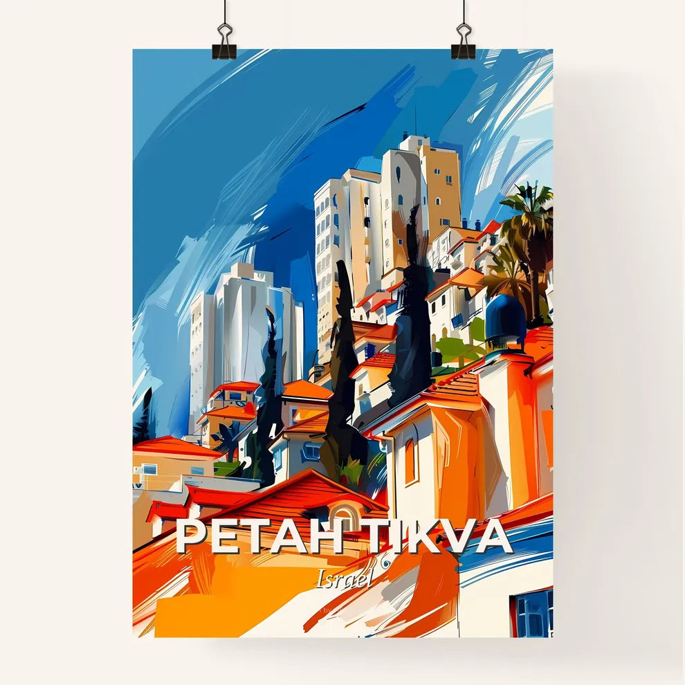 Vibrant Petah Tikva, Israel Poster